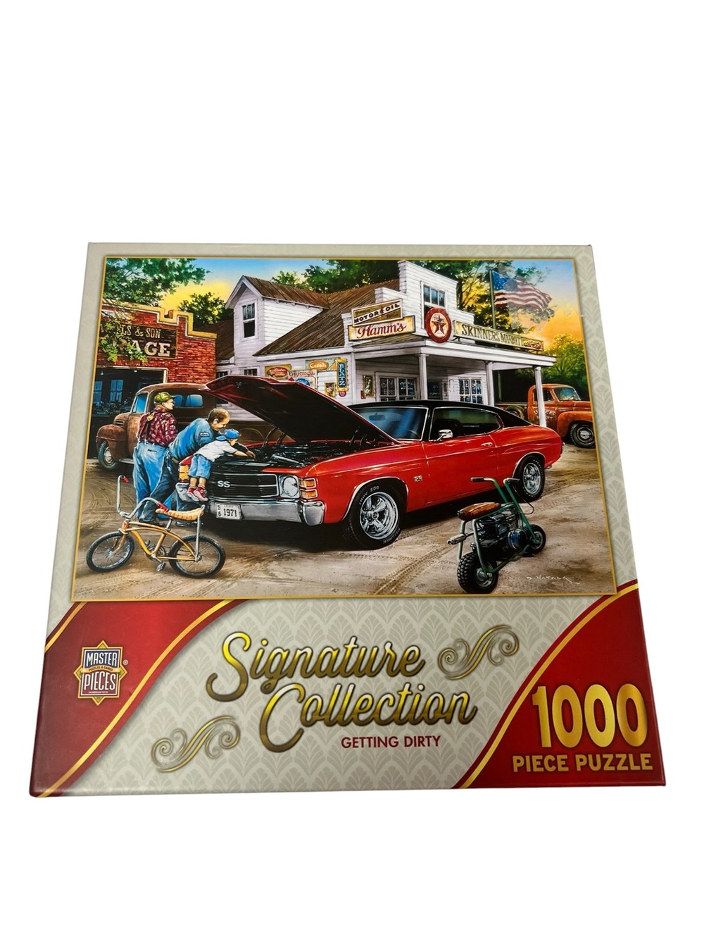 MasterPieces Signature Collection 1000-Piece Puzzle - Red Car (Getting Dirty)